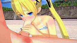 marie rose fucks on beach