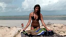 Zafira and Monaliza Take Double Penetration in Sweaty Amazon Jungle