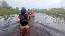 Nerdy Amateurs Get Wild in Interracial Hentai Action.