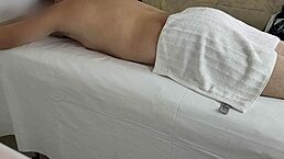 real sex unfolding during a steamy massage session.