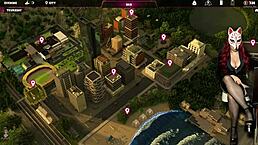 a naked girl causes debauchery in the college cafe with her skirt