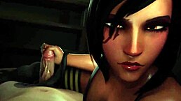 Hot 3D Anime Tits in Dua Lipa PMV