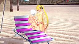 marie rose fucks on beach