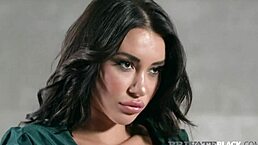 PrivateBlack - Russian Katrin Tequila double-penetrated by two huge cocks