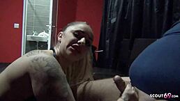 kneel for your Turkish mistress! Dana Jayn commands in German domina play