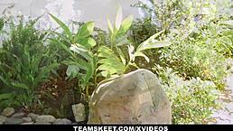 mybabysittersclub - sexy teen babysitter paris cummings rides hot boss's cock in cowgirl 😍