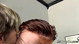 Sweet school gay boys banging hard by pool!