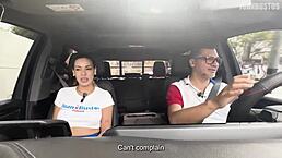 Sol Peterson Deepthroats and Uses Fucking Machine Outdoors