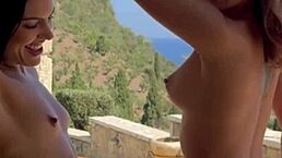 Apolonia and Horny Friends Masturbate in Lesbian Compilation