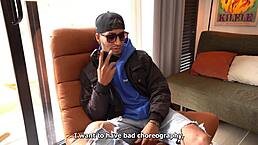 artist hires two models for her music video and gets sent busty redheads ready for anything