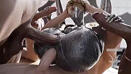 Why does this 3D hentai monster cock feel so real?