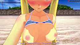 marie rose fucks on beach