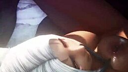 Catgirl from FFXIV nude mods gets fucked in Limsa Lominsa.