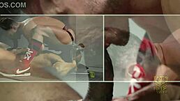 该死！绑缚gay男星被机器操的舔肛椅行动！