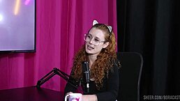 Ruiva gostosa gets her pussy sucked and wet after saying she wants to focus more on porn content - Dracarys!