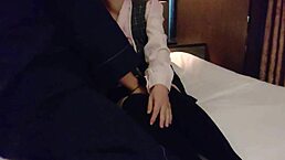 daytime secretary riding, moaning on deep thrusts, lewd cosplay girl getting creampie, blowjob, cunnilingus