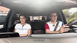 Sol Peterson Deepthroats and Uses Fucking Machine Outdoors