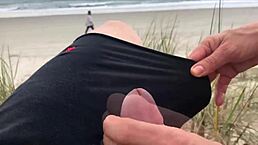 Take my big cock out of your ass, they’re staring at us right now!