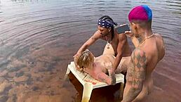 Nerdy Amateurs Get Wild in Interracial Hentai Action.