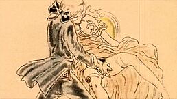 见过复古色情插图在hentai风格活起来吗？好奇不？