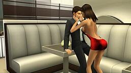 Neighbor girl seduces in wild wedding drama