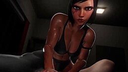 Hot 3D Anime Tits in Dua Lipa PMV