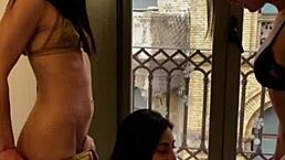 Apolonia and Horny Friends Masturbate in Lesbian Compilation