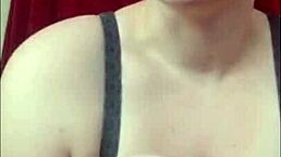 dildo sucking while controlling cock in sexting fun