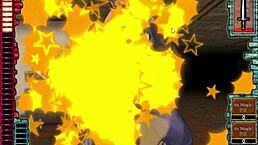 Exploring the dungeons in this 2004 anime adventure