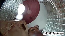 Christy and Dahlia's Intense Shower Sex with Oral and Pussy Play