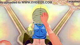 Lucy Heartfilia Blonde Ahegao Screws Wild in Fairy Tail 3D