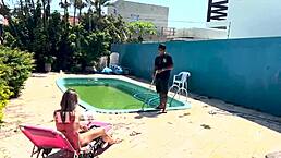 Wife Sneaks Pussy to Neighbor After Husband Leaves! 😈