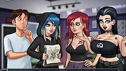 In summertime saga 119, the big tits hentai adventure continues.