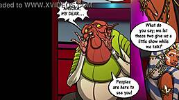 Rey yields to Wookie master in tight bondage. Part 1-2 unfolds.