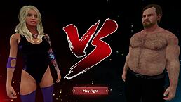 nelly vs ethan ii clash in naked fighter 3d with wild blonde anal action