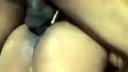 Amateur couple does monkey missionary, creampie and licking 😜