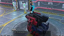 Red Head Haylee Shares First Kiss in Stranded Space 33 Game.