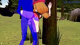 Oh My! Serena and Bea Saito in Wild Pokémon Hentai Action!