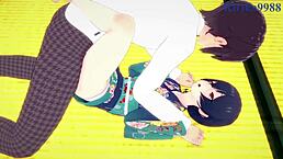 Rinze Morino and Hana Suzuki in intense 3D action