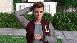 hentai milf and old man kissing in gameplay part 1 😘