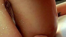 Damn, Enema Babe Squirts While Bent Over!