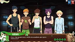 Keitaro jerks off in the shower in episode 6 😏