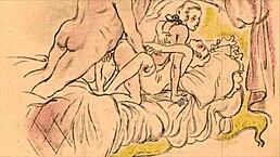 Got any secrets behind this vintage erotic illustration, huh?