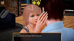 in my new family 415, the blonde characters have big asses in a homemade cartoon game