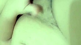 She sits on vibrator front and back, announcing her orgasm in homemade video part 3