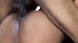 Amateur couple does monkey missionary, creampie and licking 😜