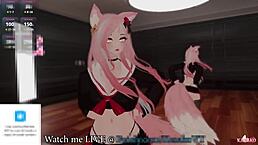 i can't even talk, chat just wants me squirting as catgirl vtuber