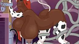 Ebony Scheyla Takes Big Cock in New Farm Update