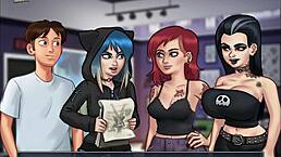 In summertime saga 119, the big tits hentai adventure continues.