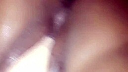 Feeling intense pleasure in ebony milf anal fuck with big ass